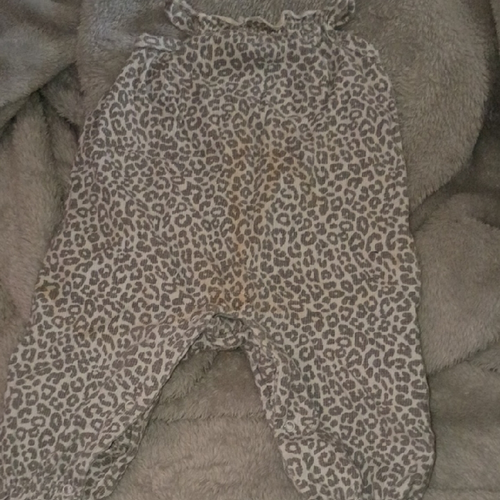 5 For $20 Leopard Print Baby Romper
